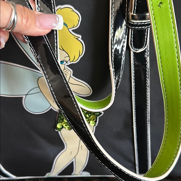 Disneyland Black and Green Tinker Bell Tote Brand new with rates - Picture 7 of 12